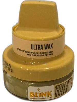 Blink Ultra Wax Yağlı Deri Cilası Naturel Renk 50 ml B85711758