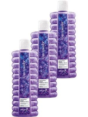 Avon Lavanta Kokulu Yoğun Köpük Banyo Köpüğü 500 ml x 3'lü Set – Rahatlatıcı ve Ferahlatıcı Etki