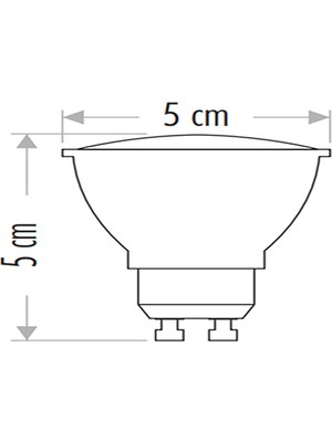 Cata CT-4211 8 Watt GU10 Duylu LED Ampul Beyaz