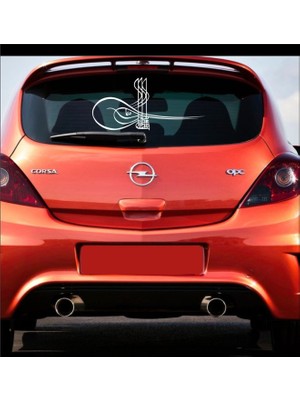 Oto Sticker Osmanlı Yavuz Sultan Selim Tuğrası Stickeri