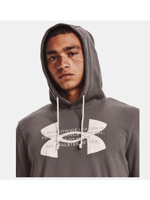 Under Armour Erkek UA Rival Terry Logo Kapüşonlu Üst