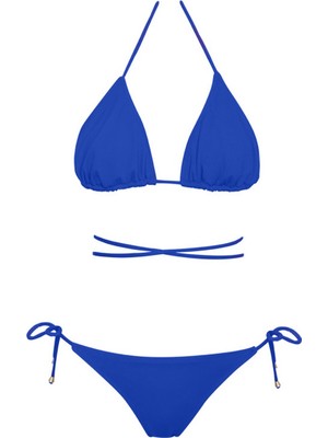 Sailor Moda Brezilya Üçgen Ipli Bikini Takım