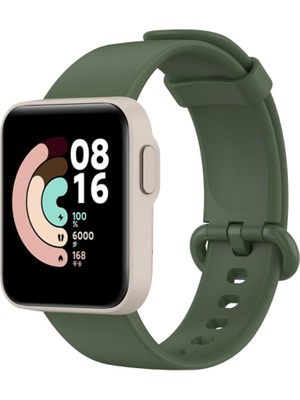 Dexmon Xiaomi Redmi Watch 2 Lite Spor Kordon Soft Delikli Loop Silikon Metal Toka Tasarımlı