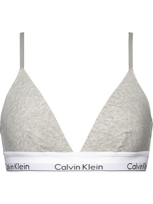 Calvin Klein Triangle Sütyen Kadınlar İçin Yüksek Destekli Pamuk Modal Dikişsiz Tasarım