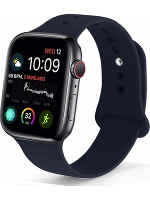 Gritty Apple Watch Seri 7/6/se/5/4 44MM 42MM 45MM Uyumlu Silikon Spor Kordon