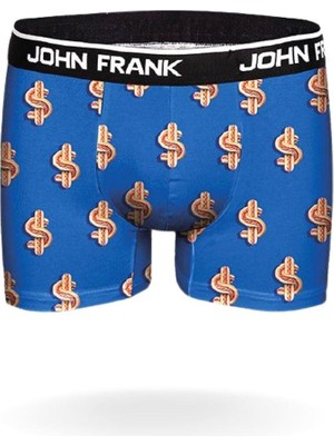 John Frank Dijital Erkek Boxer - Dollar