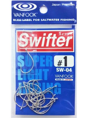 Vanfook Super Light Jigging Tek Iğne Sw-04 #1 (18 Adet)