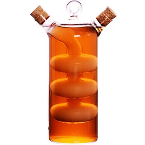 Three Beans Yüksek Kapasiteli Yaratıcı Kokteyl Vodka Brendi Viski Kupası Paylaşımı Kupalar Şeffaf Çift Boru Cam Kişilik Barware Club Cup | Kokteyl Cam (Yurt Dışından)