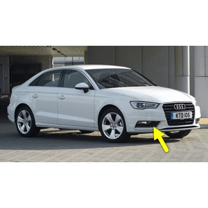 Audi A3 Sedan 2013-2016 Ön Tampon Sağ Sis Farı Çerçevesi Izgarası Kromlu 8V5807682A