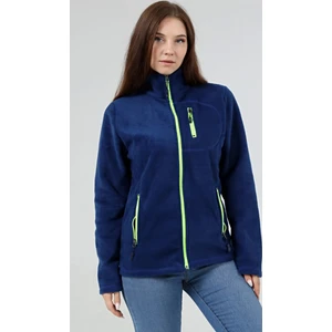 Genıus Store Kadın Polar Tam Fermuarlı Outdoor 3 Cepli Polar Ceket