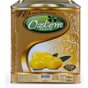 By Özlem Zeytin Çizik 10 kg Teneke Yeşil Zeytin(260-290 klb)