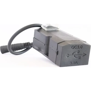 Çift Usb- Aç Kapa Düğmeli Su Geçirmez Şarj Soketi/ Qc3.0/ 3.1 A