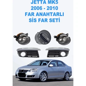 Volkswagen Jetta Mk5 2006-2010 Far Anahtarlı Sis Far Seti