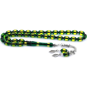 Doğan Silver Sürmeli Toz Kehribar Tesbih DGN1013