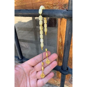 Doğan Silvertoz Kehribar Hareli Zaza Tesbih DGN1190