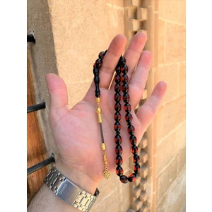 Sürmeli Toz Kehribar Tesbih DGN11172