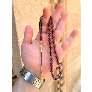 Sürmeli Toz Kehribar Tesbih DGN11174