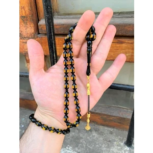 Sürmeli Toz Kehribar Kombin Tesbih ve Bileklik DGN11203