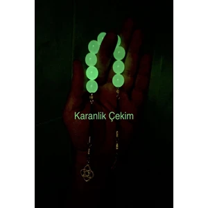 Doğan Silver Hediye Toz Kehribar Kedi Göz Zaza Tesbih DGN1182