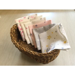 Lief Home Bebek Müslin Ağız Bezi ( 6 Adet ) | 28X28