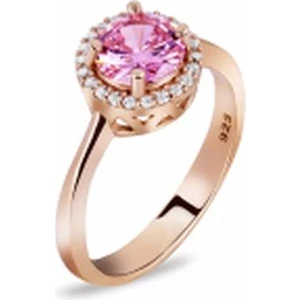 Doğan Silvergümüş Rose Pembe Taşlı Bayan Yüzük DGN21214