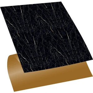 Kendinden Yapışkanlı Siyah Mermer Desenli Pvc Karo 30x30 cm 11 Adet 1m2