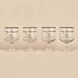 Bella Maison Daily Reminder 4'lü Cup Set (300 cc)