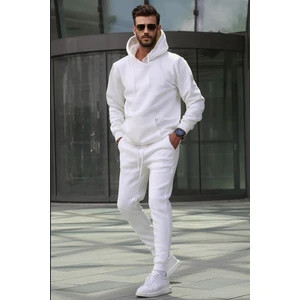 Ekru Kapşonlu Basic Eşofman Takımı 5905