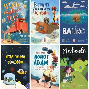 2-3-4. Sınıf 6'lı Okuma Seti - Uzaya Giden Tren - Benim Zürafam Uçabilir - Balino - Melodi - Nohut Adam - Kitap Okuma Günlüğüm