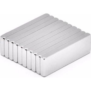 Öşeli Neodyum Mıknatıs Dikdörtgen 30X10X3 mm - 5 Adet
