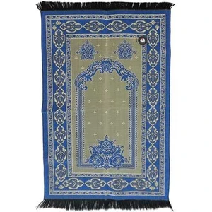 Pusulalı Seccade - Akıllı Seccade - Gül Kokulu Tesbih Hediyeli