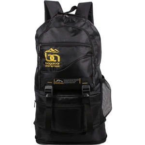 Siyah Körüklü Dağcı Sırt Çantası 65 Litre Kapasiteli Kamp Çantası