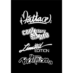 Oto Sticker Arka Cam Yazıları 34X20CM Fatlace Limited Edition