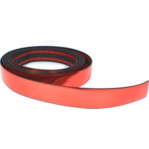 Trend Garaj Parlak Kırmızı Yapışkanlı Nikelaj 30MM - 3 Metre