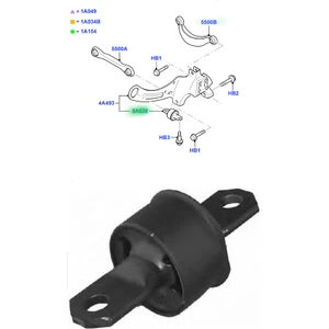 Ford Focus Mk1 Arka Süspansiyon Travers Burcu 1998--2005