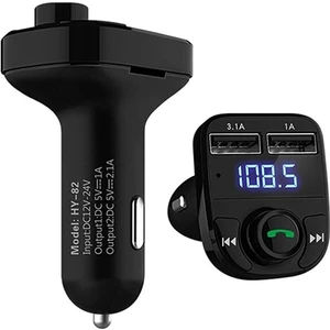 Car X8 Araç Fm Transmitter 5.0 Bluetooth USB Mp3 Sd Kart Çakmaklık Girişli Oto Müzik Çalar
