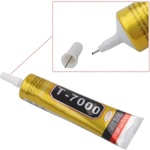 T7000 Dokunmatik Ekran Cam Kapak Çerçeve Yapıştırıcı 50ML Siyah