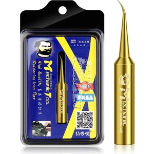 0.1mm Bakır Ince Eğri Havya Ucu Kalite Entegre Çip Tamir