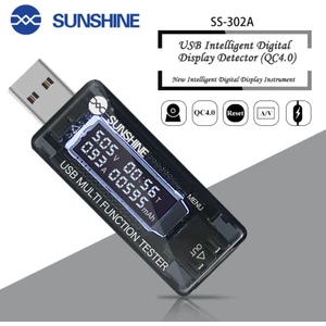 USB Şarj Akım Voltaj Test Cihazı USB Arıza Tespit Cihazı SS-302A