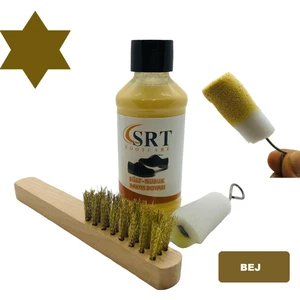 Srtfootcare Süet Nubuk Ayakkabı Bakım Boyası 110 gr ve Süet Temizleme Tel Fırça