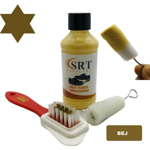 Srtfootcare Süet Nubuk Ayakkabı Bakım Boyası 110 gr ve 4 Yönlü Temizleme Fırçası