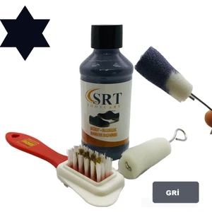 Srtfootcare Süet Nubuk Ayakkabı Bakım Boyası 110 gr ve 4 Yönlü Temizleme Fırçası