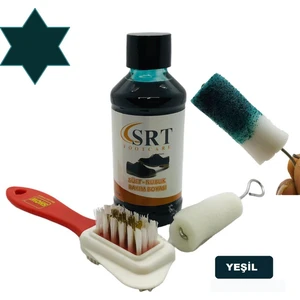 Srtfootcare Süet Nubuk Ayakkabı Bakım Boyası 110 gr ve 4 Yönlü Temizleme Fırçası