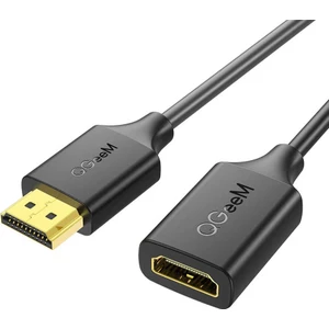 Qgeem QG-HD19 HDMI Uzatma Kablosu 183 cm 4K 60Hz Male To Female HDMI Kablo