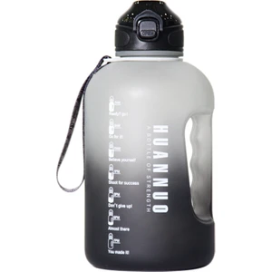 2200ML Taşınabilir Büyük Kapasiteli Plastik Bardak T Varil Spor Su Isıtıcısı Spor Su Bardağı Açık Ölçek ile Bardak (Yurt Dışından)