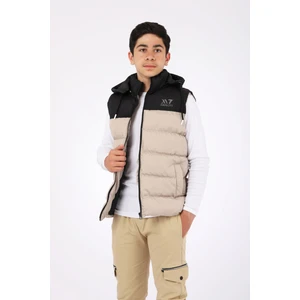 Pina Kids Çıkarılabilir Kapüşonlu Su Geçirmez Erkek Çocuk Şişme Yelek Iki Renk