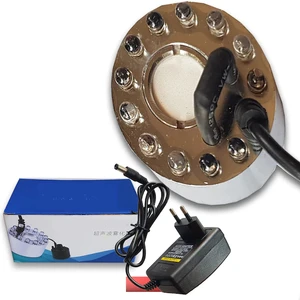Nem Nozulu Ultrasonik Nem Cihazı 12 Ledli (Adaptör Dahil)