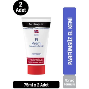 Norveç Formülü El Kremi Parfümsüz 75 Ml X 2 Adet