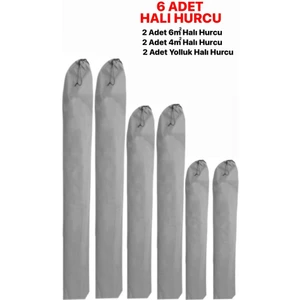 Koru Tekstil 6 Adet Halı Hurcu, Halı Kılıfı, Halı Koruyucu, Halı Ambalajı