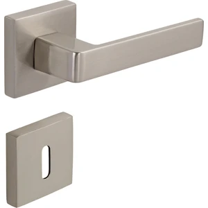 Croma Eta Saten Zamak Kare Rozetli Lüks Oda Kapı Kolu